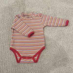 HANNA ANDERSON rainbow striped bodysuit